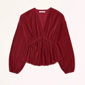Abercrombie and Fitch pleated blouse!